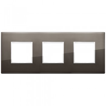 21644.06 Рамка Eikon Evo Черный сапфир 6 модулей Vimar фото