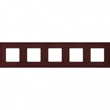FD01605RW Рамка New Marco Red Wine 5-постовая Fede фото