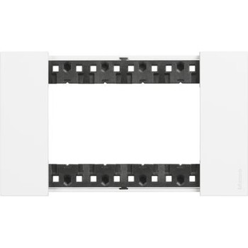 KA4804KW Рамка Bticino Living Now Белый 4-модульная фото