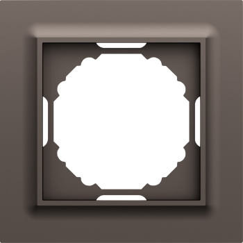 Рамка 1-я, мокко Donel A07 WAVE DEW21153 фото