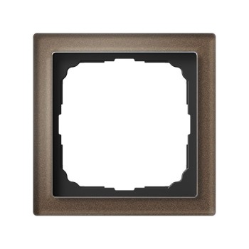 Рамка 1 пост органическое стекло мокко Systeme Electric Artgallery pure GAL320601 фото