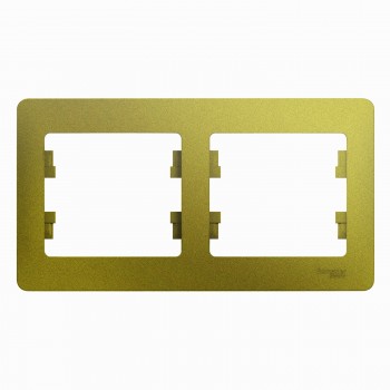 Рамка Фисташковый 2-постовая Systeme Electric (Schneider Electric) Glossa GSL001002 фото