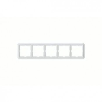 MTN483519 Рамка Antik Белый 5-постовая Merten фото