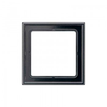 LS981SW Рамка LS 990 Черный 1-постовая Jung фото