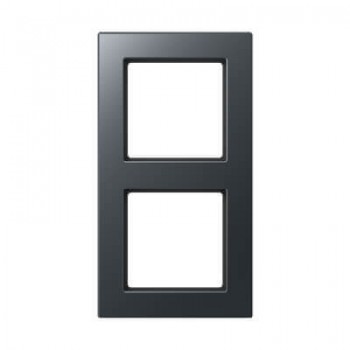 AC582BFANM Рамка A Creation Антрацит матовый 2-постовая Jung фото