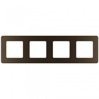 Рамка - 4 поста Бронза Legrand INSPIRIA 673969 фото