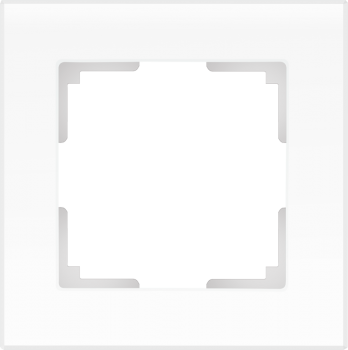 W0011105 Рамка на 1 пост (белый матовый) Favorit Werkel a051290 a051290 фото