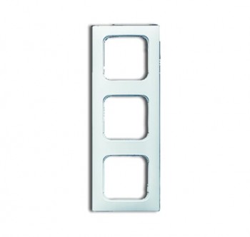 Рамка для кабель-каналов 3-постовая, альпийский белый ABB Reflex SL 2513-214K-102-500 фото