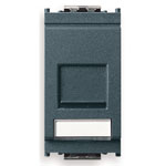 

16358.8 Розетка rj45 cat 5e utp t568a/b серая Vimar Idea, Idea Rondo 16358.8