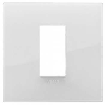 19641.66 Рамка Arke Classic ледяной блеск 1 модуль Vimar фото