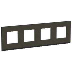 

NU600887 Рамка Unica Pure Камень / Антрацит 4-постовая Schneider Electric, Unica Pure NU600887