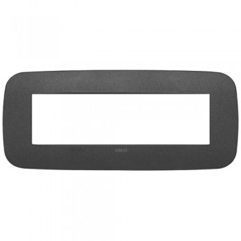 19687.21 Рамка Arke Round Графит матовый 7 модулей Vimar фото