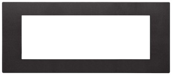 30657.02  Рамка Total Look Linea, 7 модулей, черный матовый Vimar фото