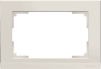 Рамка для двойной розетки, слоновая кость Stark Werkel a050906 W0081803 (WL04-Frame-01-DBL-ivory) фото