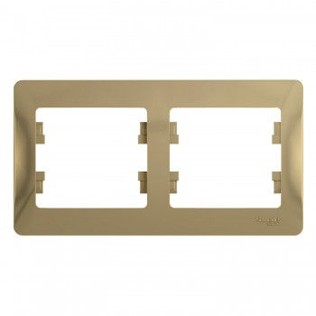 Рамка Титан 2-постовая Systeme Electric (Schneider Electric) Glossa GSL000402 фото