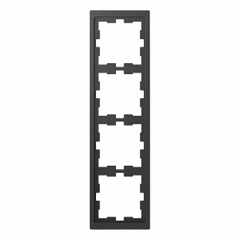 MTN4040-6534 Рамка D-Life Антрацит 4-постовая Merten фото