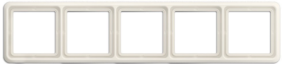 

CD585W Рамка CD 500 Бежевый 5-постовая Jung, CD 500 CD585W