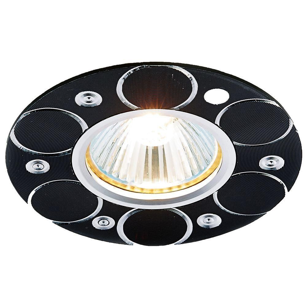 

Встраиваемый светильник Ambrella light Classic A808 BK/AL, Чёрный, Classic A808 BK/AL