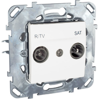 

MGU5.456.18ZD R-TV\SAT розетка проходная, белый Schneider Electric, Unica Хамелеон MGU5.456.18ZD