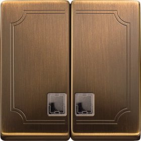 

MTN413543 2 клавиши с окном подсве антрацитт лат Merten, Artec MTN413543