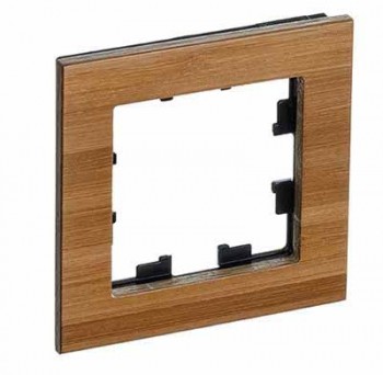 Рамка одинарная дерево бамбук Systeme Electric (Schneider Electric) AtlasDesign Nature ATN353201 фото