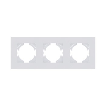 Рамка 3-кратная белый матовый Kollinger Aspekt AT3WM фото