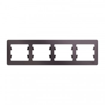 Рамка сиреневый туман 4-постовая Systeme Electric (Schneider Electric) Glossa GSL001404 фото