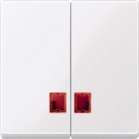 

MTN3456-0325 Две клавиши с кр. прямоуг.ок.для свет.инд.активный белый Merten, M-Smart MTN3456-0325