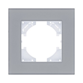 Рамка 1-кратная стекло серый Kollinger Reflex MG RM1GY фото