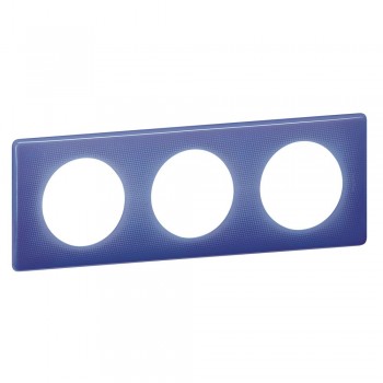 066663 Рамка Celiane Классика Лиловый муар 3-постовая Legrand фото