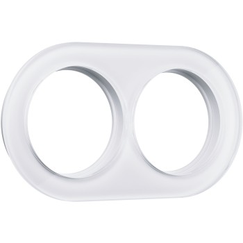 W0025101 Рамка на 2 поста (Белый) Favorit Runda Werkel a051632 фото