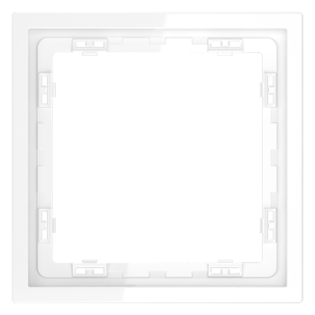 Рамка на 1 пост, белый глянцевый Voltum S70 VLS100101 фото