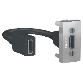 

NU343030 Розетка HDMI, 1 Модуль, Алюминий Schneider Electric, Unica Modular NU343030