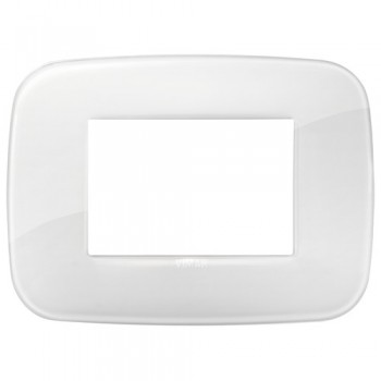 19683.B66 Рамка Arke Round Total Look Ледяной 3 модуля Vimar фото