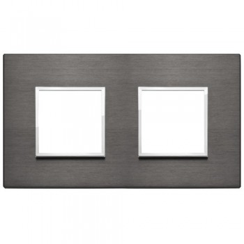 21643.03 Рамка Eikon Evo Серая лава 4 модуля Vimar фото