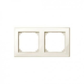 MTN478244 Рамка M-Smart Бежевый 2-постовая Merten фото