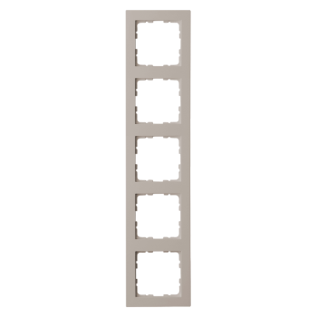 Рамка 5-постовая,  Тауп Jasmart G-Classic G1005T фото
