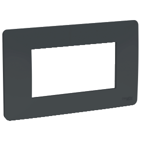 NU210454 Рамка Unica Modular Антрацит 4-модульная-постовая Schneider Electric фото