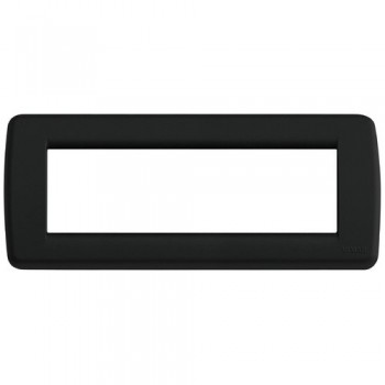 16766.D.16 Рамка Idea Rondo Черный шелк 6 модулей Vimar фото