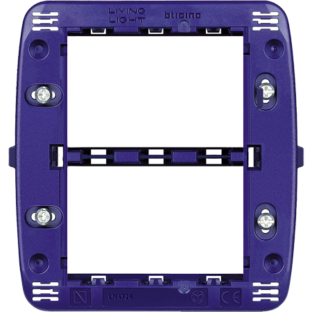 LN4726 LivingLight Суппорт 3+3 модулей Bticino фото