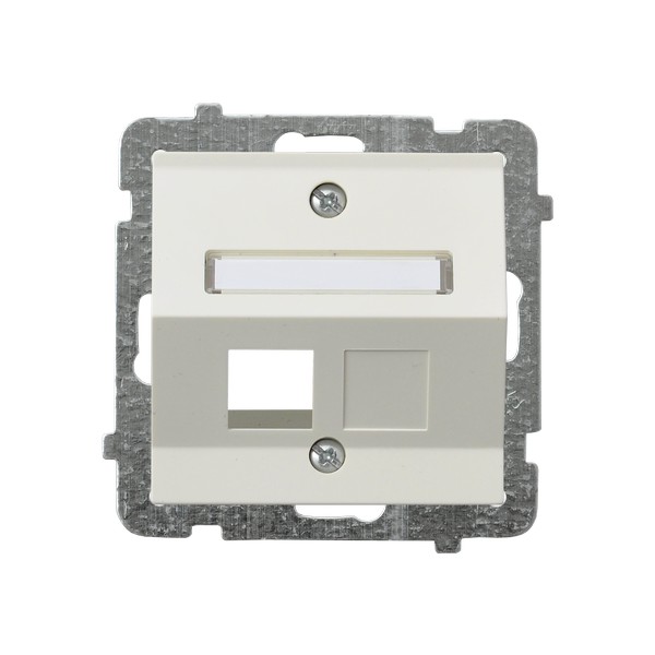 

Ospel Sonata Бежевый Накладка компьютерной розетки наклонной 1-й, без рамки GPK-1RS/p/27, Sonata GPK-1RS/p/27