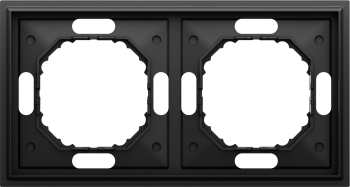 Рамка 2-я, черный графит Donel S08 Podium DS21257 фото