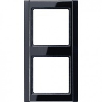 A582SW Рамка A 500 Черный 2-постовая Jung фото