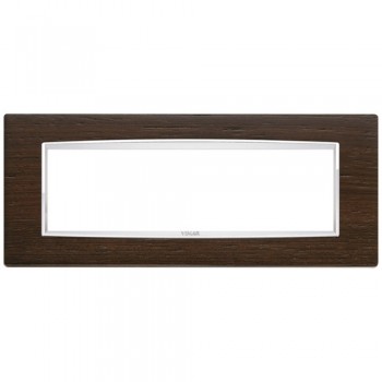 20657.C31 Рамка Eikon Chrome Classica Венге африканское 7 модулей Vimar фото