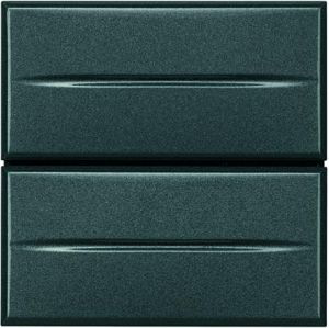 

HS4036/2 Axolute Кнопка двойная 1Р (NO) + 1Р (NO) 10 А 250 В~ – 2 модуля Bticino, Axolute Овал HS4036/2