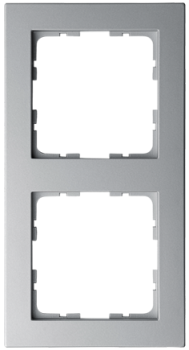 Рамка алюминий 2-постовая Jasmart G-Classic G1002S фото