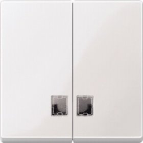 

MTN438519 Двойная клавиша с окнами для симв. Merten, M-Smart MTN438519