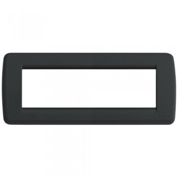 16766.D.15 Рамка Idea Rondo Графит шелк 6 модулей Vimar фото