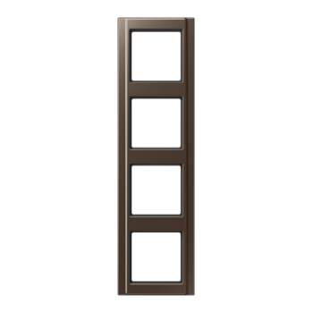 A584MO Рамка A 500 Мокко 4-постовая Jung фото