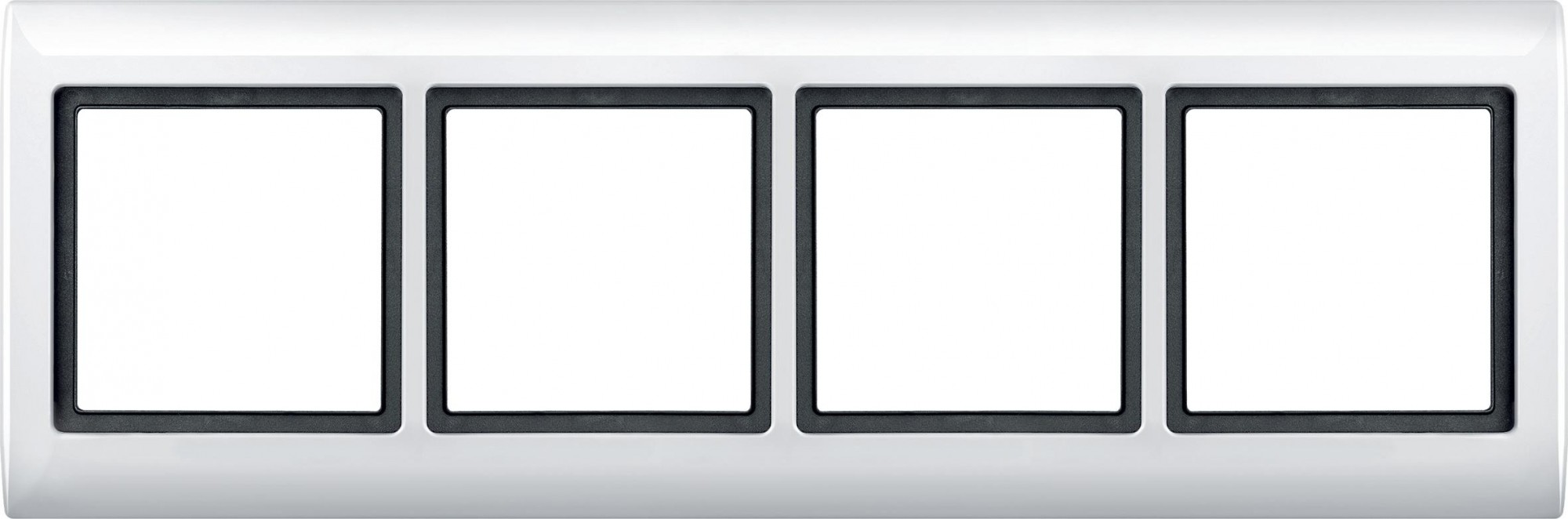 

MTN400419 Рамка Aquadesign Полярный белый 4-постовая Merten, Aquadesign MTN400419